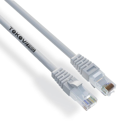 Патч-корд кат.5Е U/UTP 24 AWG PVC 0.3м TOKOV PRO TOKOV Eletrcic TKP-PC06-5EU-CUPVC-030M
