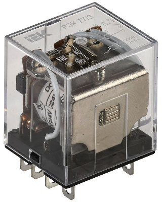 Реле РЭК 77-3 10А 24В DC ИЭК RRP10-3-10-024D