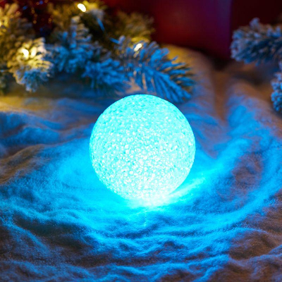 Фигура светодиодная "Снежок" RGB 8см Neon-Night 513-011