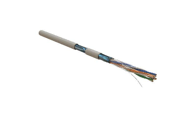 Кабель FTP 4-C5E-SOLID-GY-305 витая пара экран. FTP (F/UTP) кат.5e 4х2х0.5 (24 AWG) ож (solid) экран-фольга PVC (305м) (м) Hyperline 42052