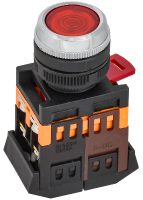 Кнопка ABLFS-22 кр. 1з+1р ИЭК BBT30-ABLFS-K04