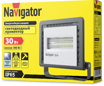 Прожектор 14 143 NFL-01-30-4K-LED Navigator 14143