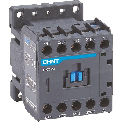 Контактор NXC-12M10/Z 12А кат. 24В DC 1НО (R) CHINT 836663