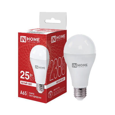 Лампа светодиодная LED-A70-VC 25Вт 230В E27 4000К 2000Лм IN HOME 4690612024080