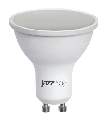 Лампа светодиодная PLED-SP 9Вт 3000К тепл. бел. GU10 720лм 230В JazzWay 2859693A