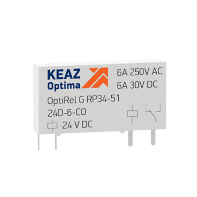Реле промежуточное OptiRel G RP34-51-12D-6-CO КЭАЗ 281142