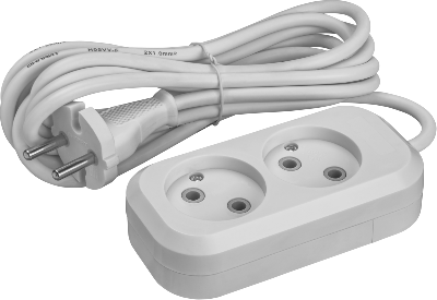 Удлинитель 2х2м без заземл. 10А IP20 90503 OPE-S-02-200-X-2х1 ОНЛАЙТ 90503
