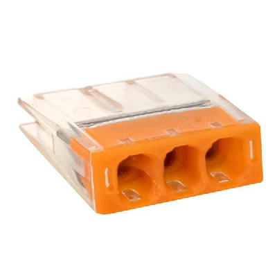 Клемма СМК 2273-243 (с пастой) 3 отверстия 0.5-2.5кв.мм (уп.100шт) PROxima EKF plc-smk-2273-243