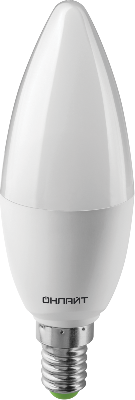 Лампа светодиодная 61 957 OLL-C37-10-230-4K-E14-FR ОНЛАЙТ 61957