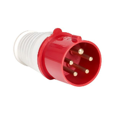 Вилка эл. каб. 32А 3P+E+N 380В IP44 (025) EKF ps-025-32-380