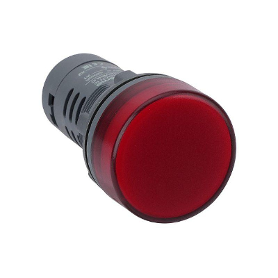 Лампа сигнальная монобл. SB7 22мм LED 230В AC красн. SE SB7EV04MP
