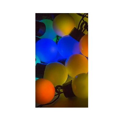 Гирлянда "LED-Шарики" 5м d=30мм 25LED RGB темно-зел. провод 6Вт 220В IP20 NEON-NIGHT 303-569