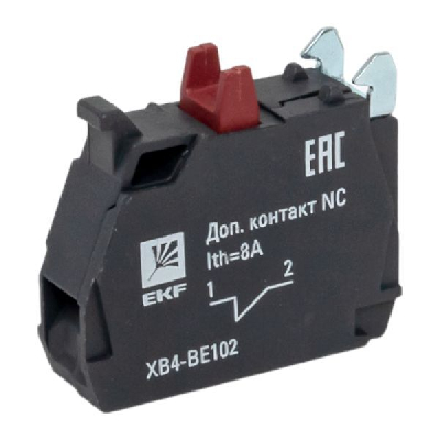 Контакт дополнительный NC красн. PROxima EKF XB4-BE102