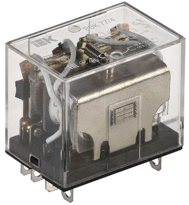 Реле РЭК 77-4 10А 24В DC ИЭК RRP10-4-10-024D
