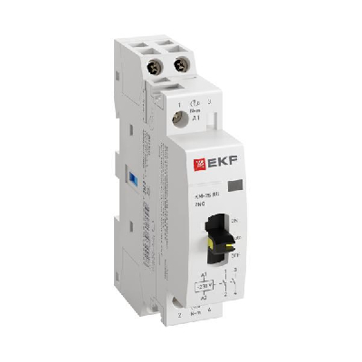 Контактор модульный КМ РУ 25А 2NO (1 мод.) PROxima EKF km-1m-25-20