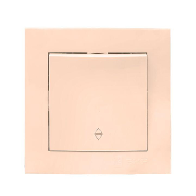 Переключатель проходной 1-кл. СП Валенсия 10А IP20 крем. PROxima EKF EWV10-025-20