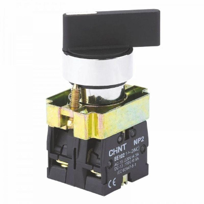 Переключатель NP2-BJ45 2 положения возвратом 1НО+1НЗ IP40 (R) CHINT 573997