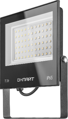 Прожектор светодиодный 61 950 OFL-70-6K-BL-IP65-LED 70Вт 6000К IP65 5600лм черн. ОНЛАЙТ 61950