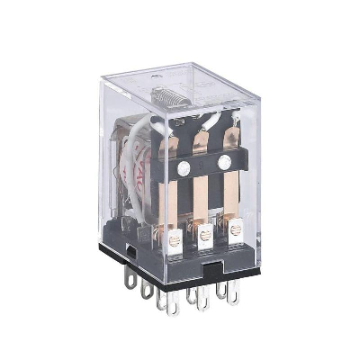 Реле промежуточное JZX-22F(D) 4 конт. с инд. LED 3А 12В DC (R) CHINT 285134