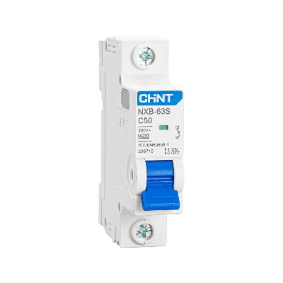 Выключатель автоматический 1п C 50А 4.5кА NXB-63S (R) CHINT 296715