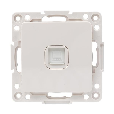 Механизм розетки RJ-45 1-м Стокгольм бел. PROxima EKF EYK01-035-10